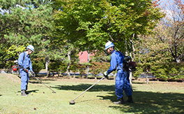 別荘建物内清掃風景