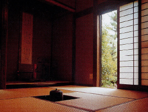 別荘囲炉裏写真